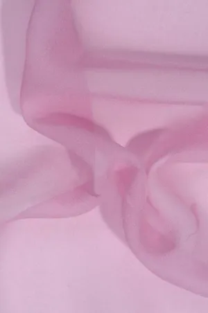 Light Orchid Pink Silk Georgette Fabric
