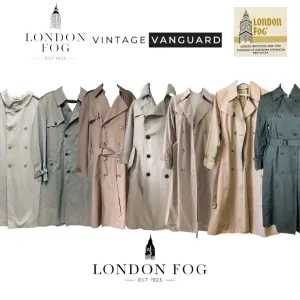London Fog Trench Coats 8 Pcs