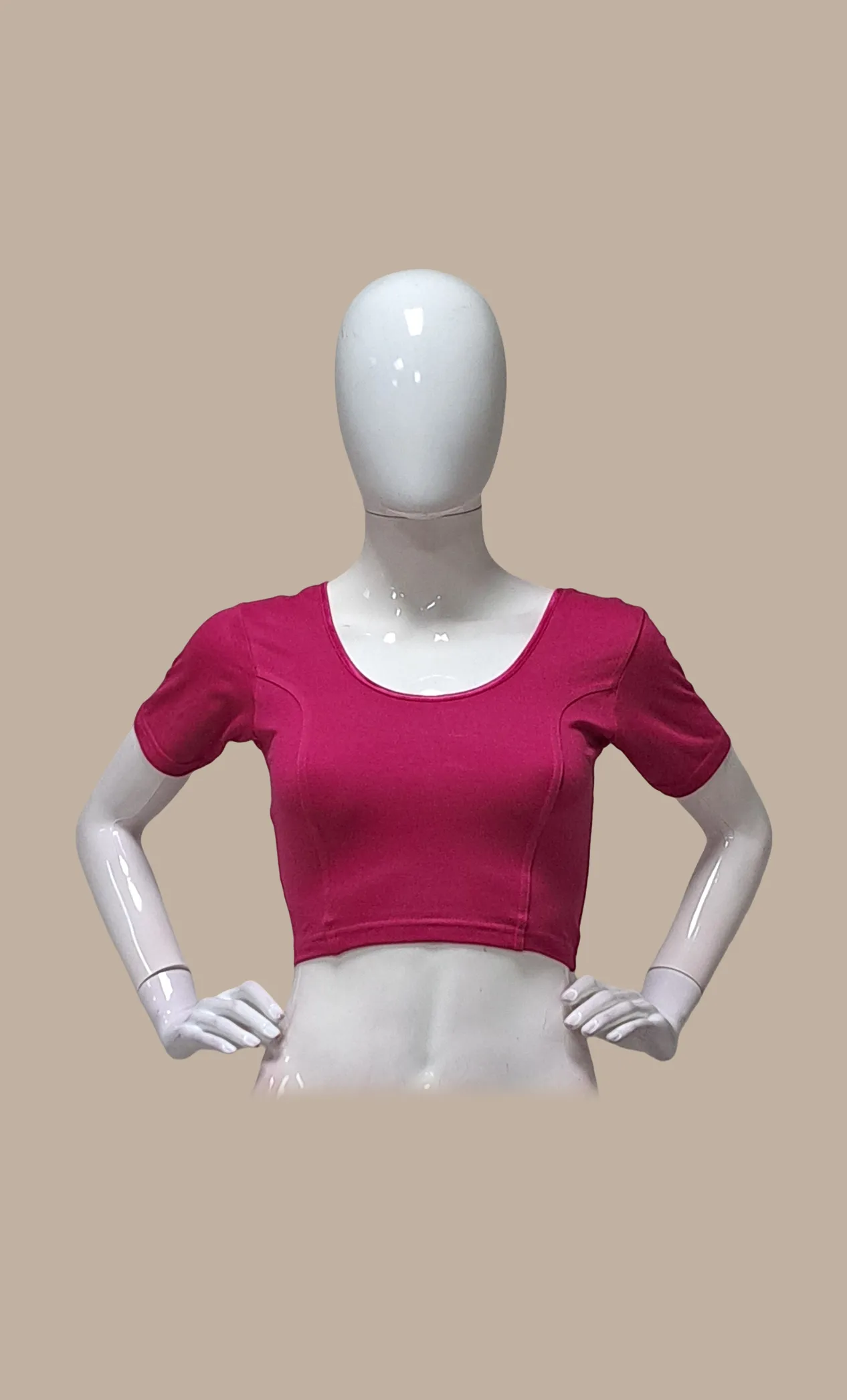 Magenta Stretch Blouse