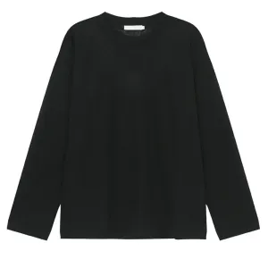 Male T-shirts Korean Version Round Neck Thin Long Sleeve Solid Color Loose Men‘s Tops Autumn Simple 9C6696