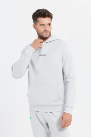 Men Grey Soft Touch Hoodie