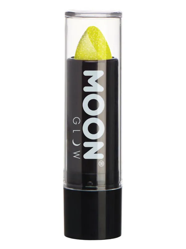 Moon Glow - Neon UV Glitter Lipstick, Yellow