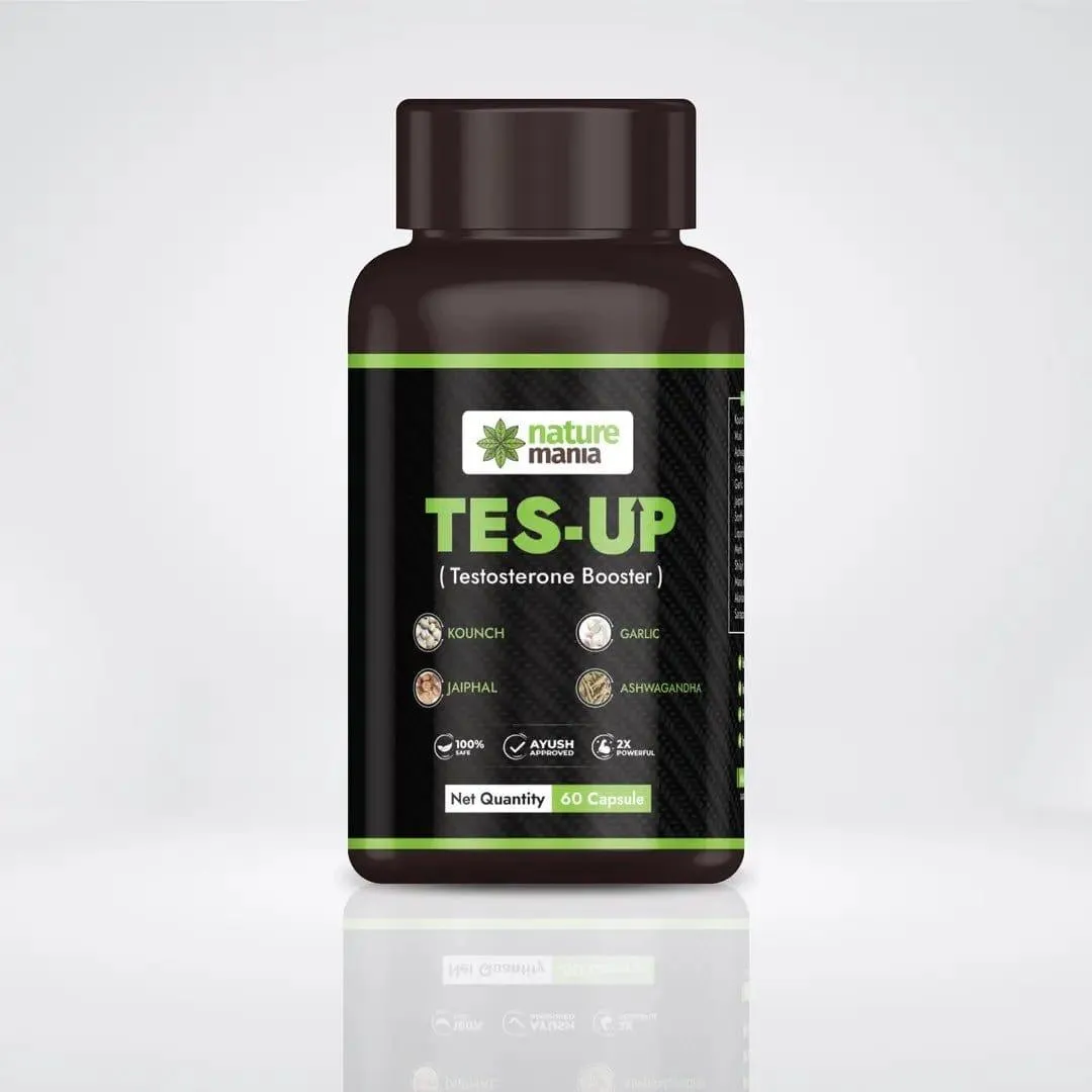 Nature Mania Tes-up Capsules (Male & Female Testo Booster) - 60 Capsules