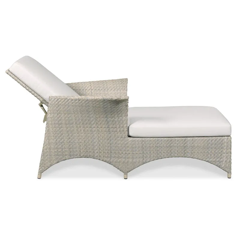 Neri Outdoor Swimming Poolside Lounger (Cream)