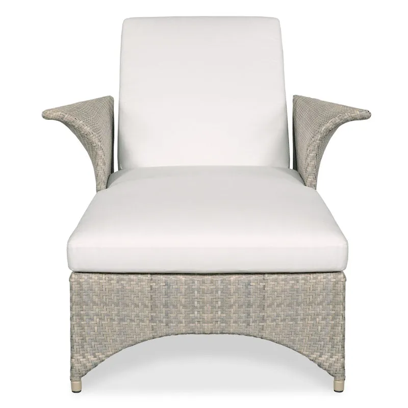 Neri Outdoor Swimming Poolside Lounger (Cream)