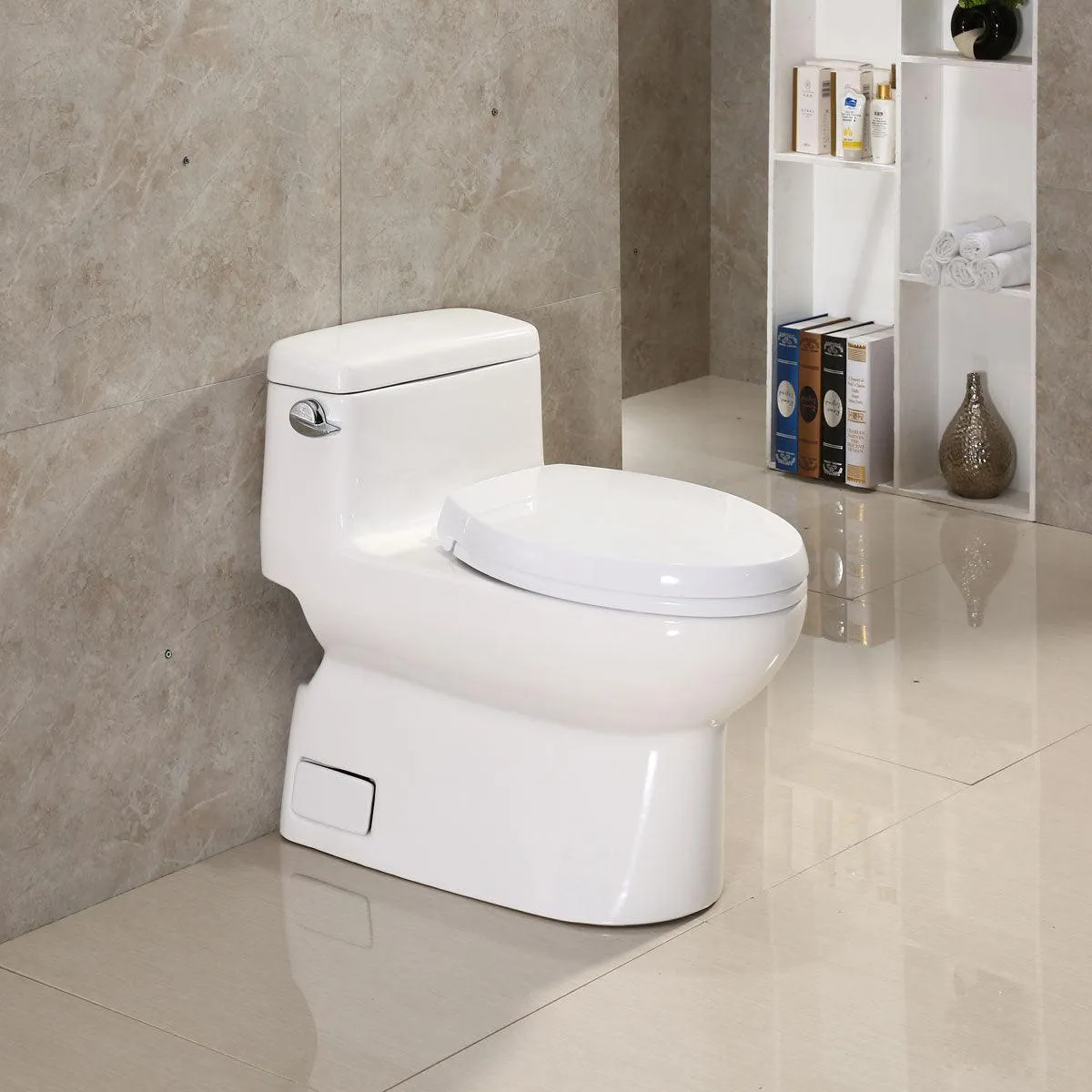 One Piece Modern LT4 Toilet with Soft Close Seat