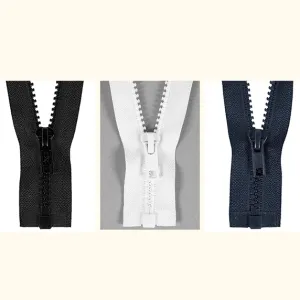 Open Ended Chunky Zip - 56 cm / 22 inches - Variety of Colours