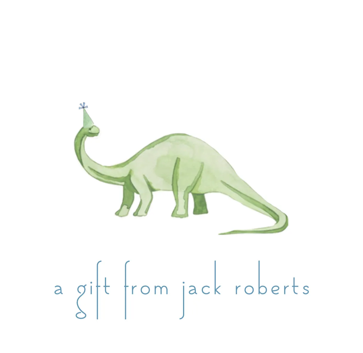 Party Dino Calling Cards