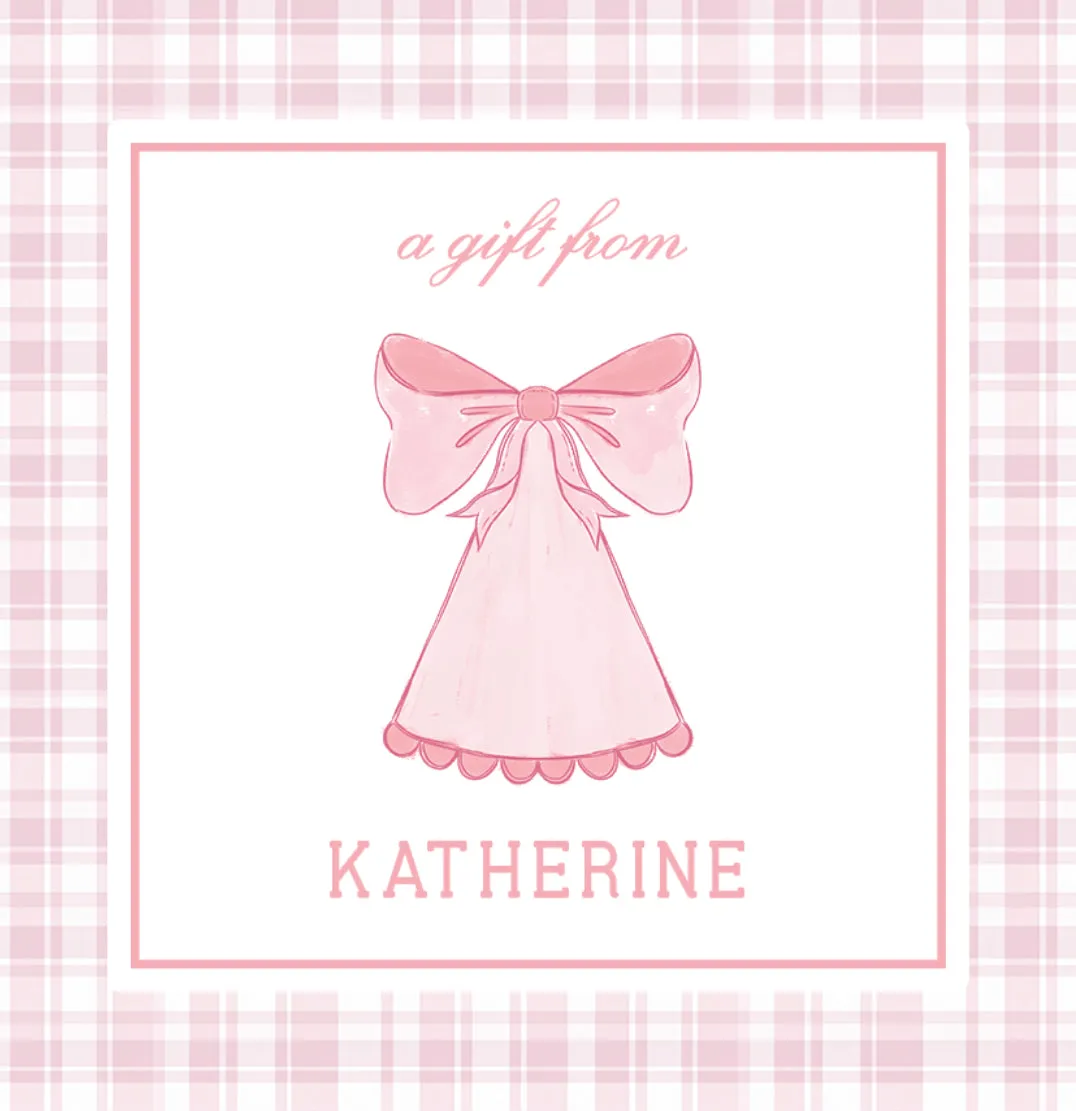 Party Hat Gift Tags Pink
