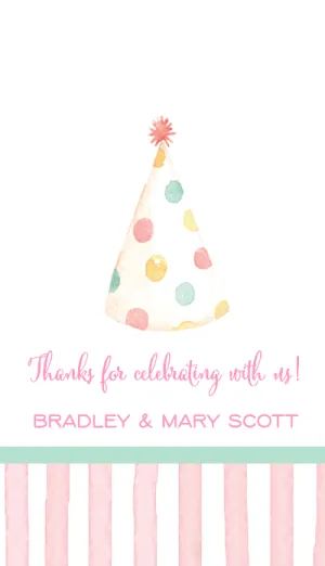 Party Hat Gift Tags