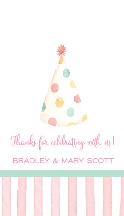 Party Hat Gift Tags