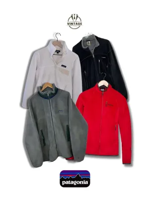 Patagonia Fleece Jackets and 1 Puffer - 8 Pcs