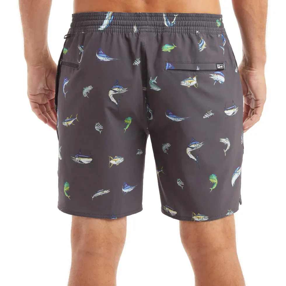 PELAGIC The Dockside Elastic Waist Boardshorts