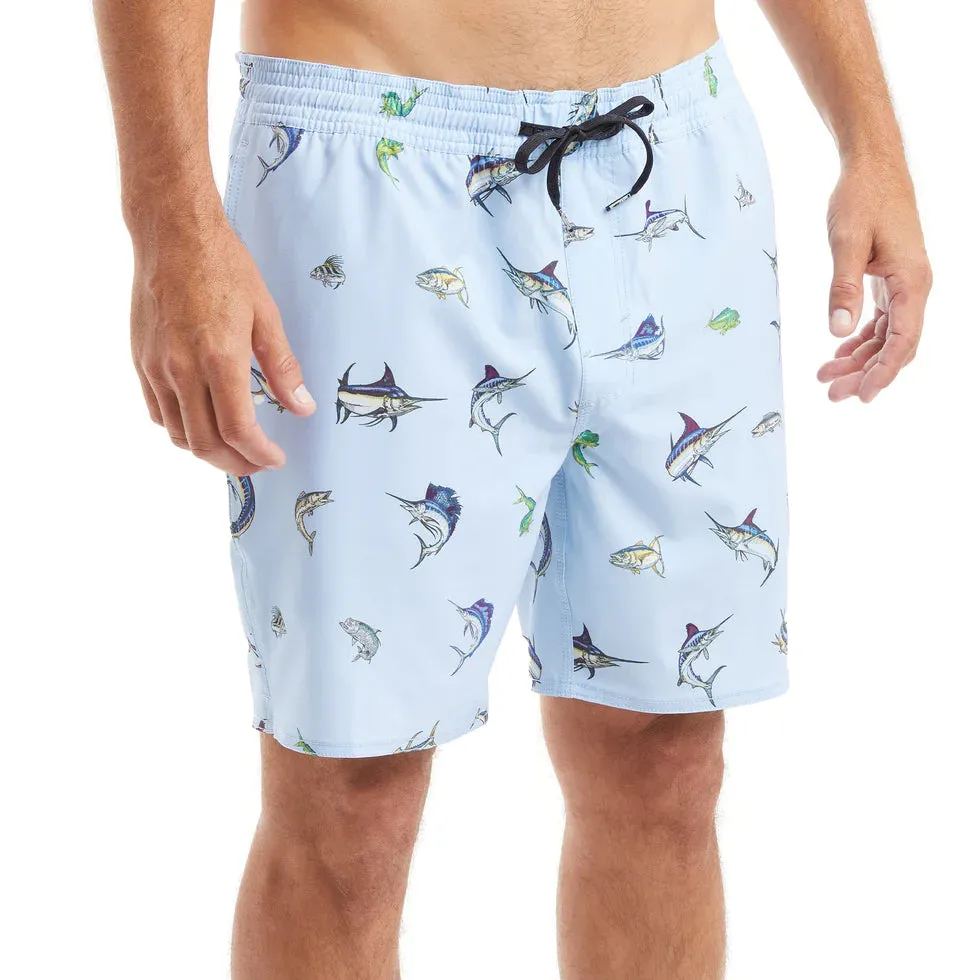 PELAGIC The Dockside Elastic Waist Boardshorts