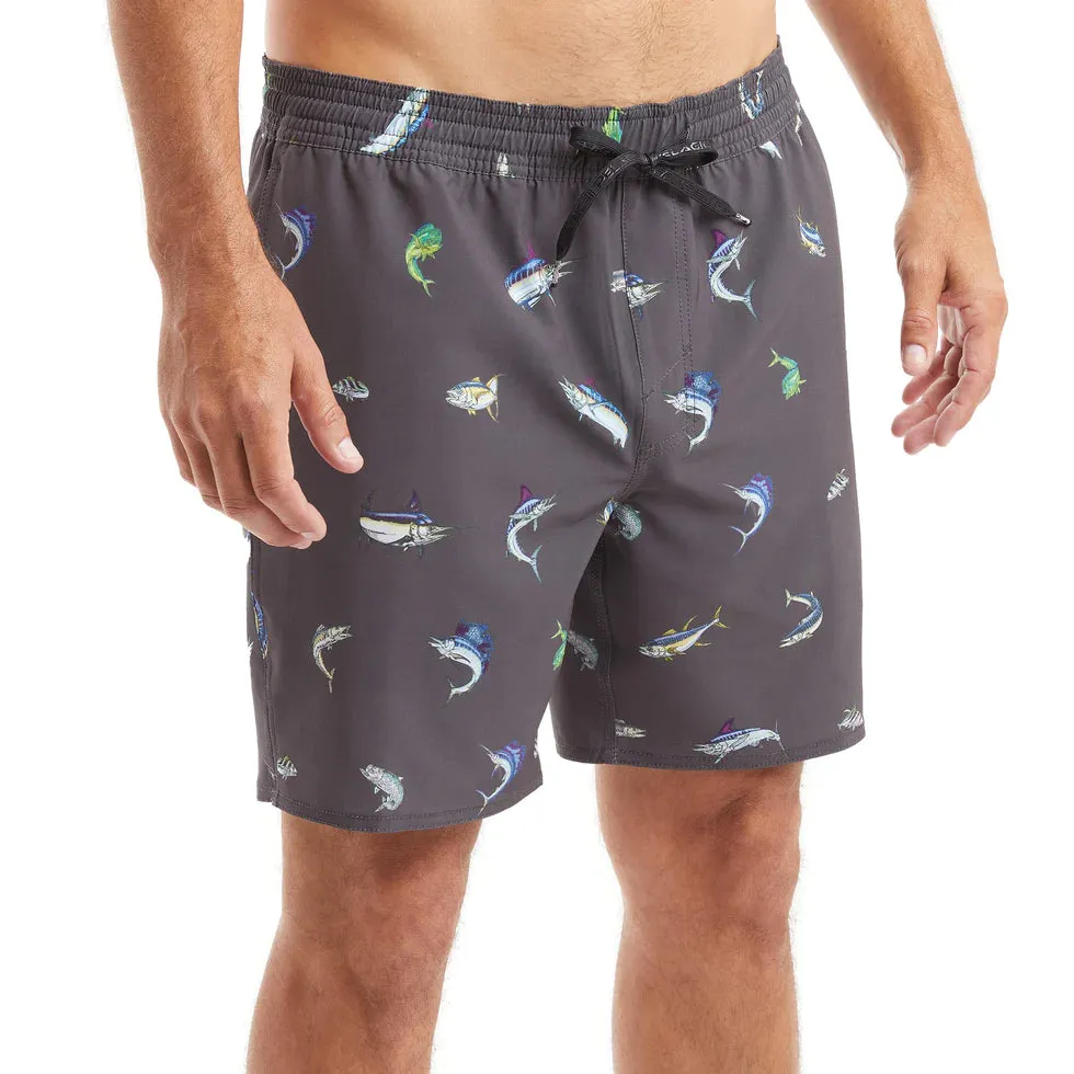 PELAGIC The Dockside Elastic Waist Boardshorts