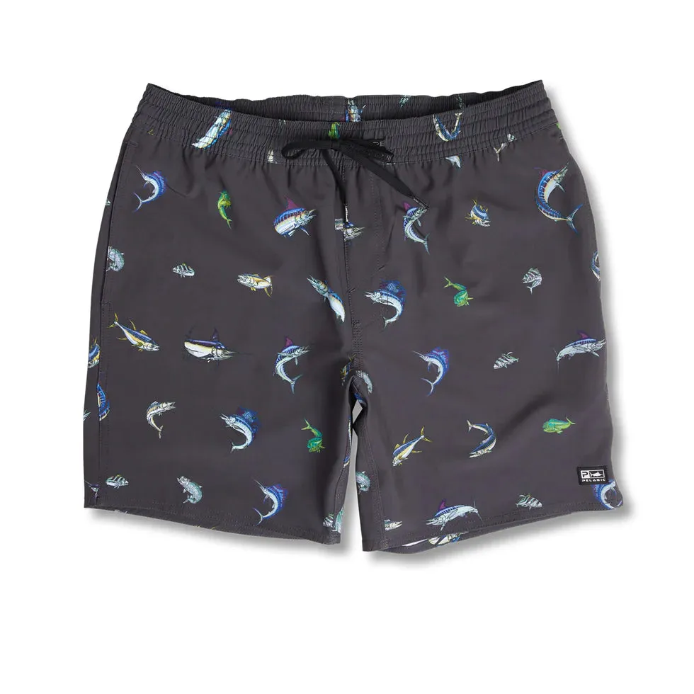 PELAGIC The Dockside Elastic Waist Boardshorts