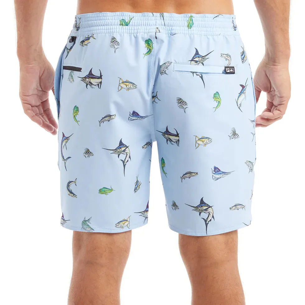 PELAGIC The Dockside Elastic Waist Boardshorts