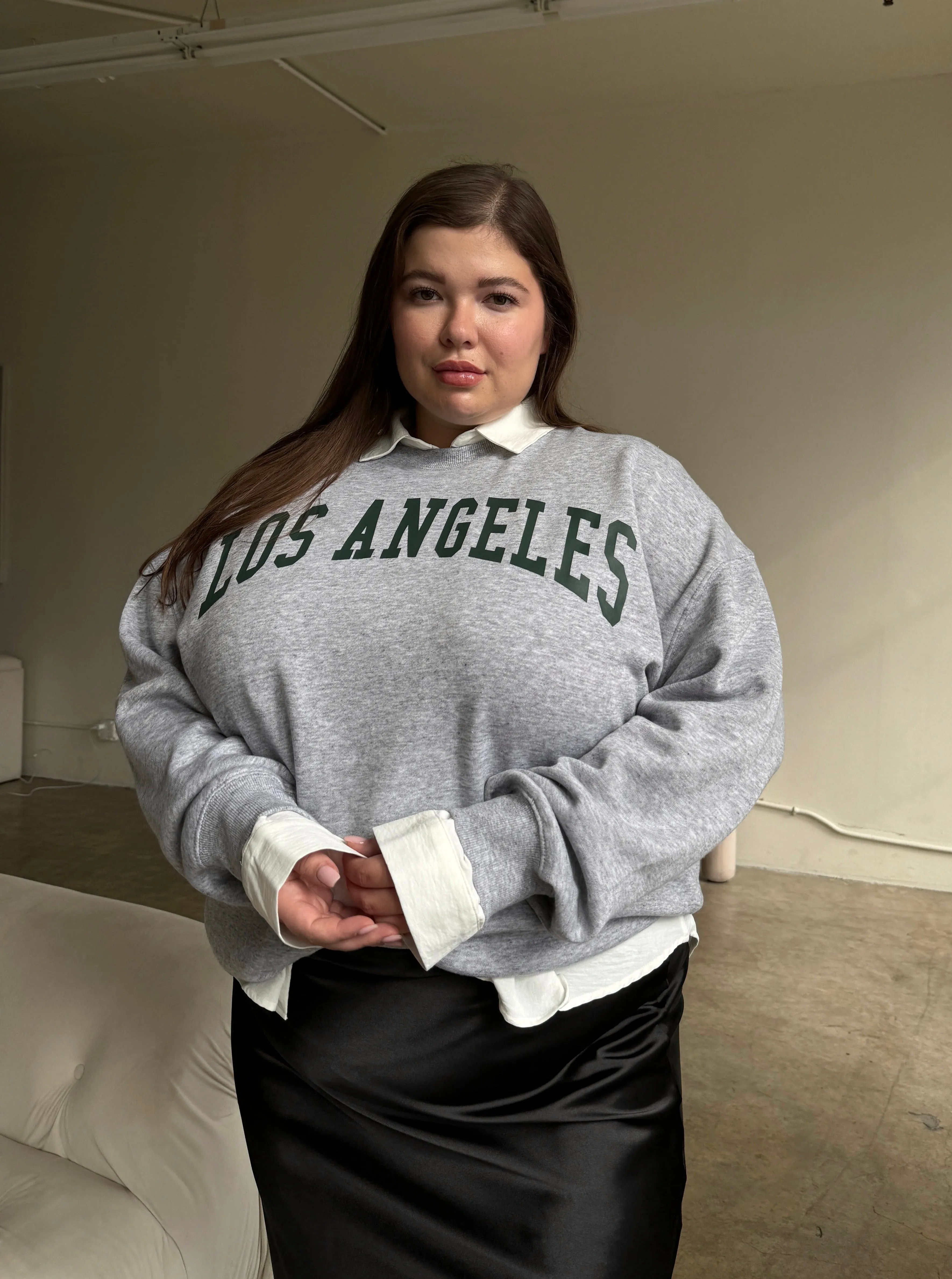 Plus Size Los Angeles Crewneck Sweatshirt
