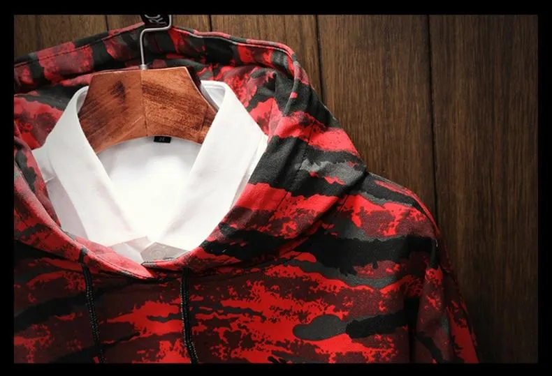 Premium Camouflage Print Hoodie - 2 Colors