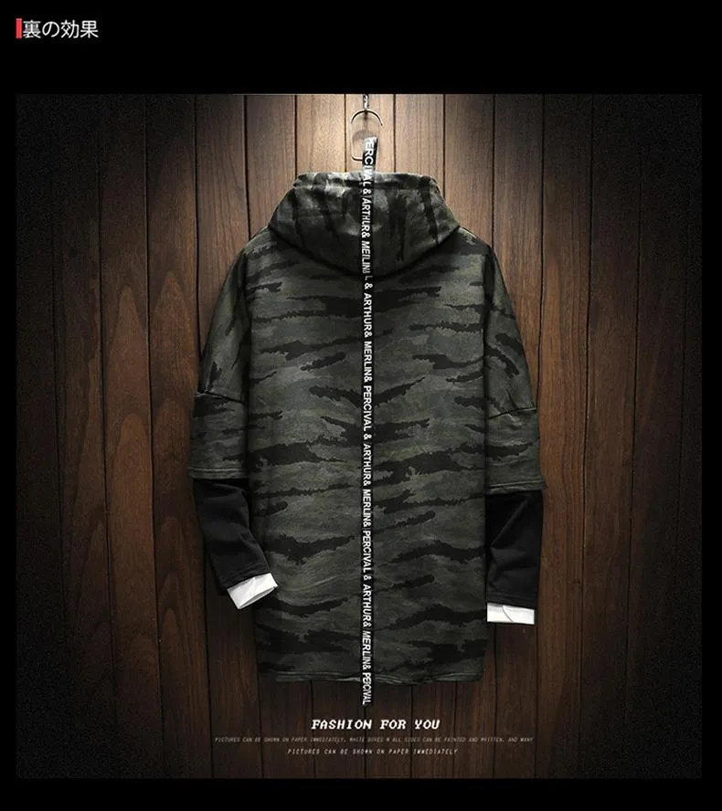Premium Camouflage Print Hoodie - 2 Colors