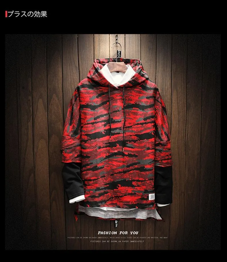 Premium Camouflage Print Hoodie - 2 Colors