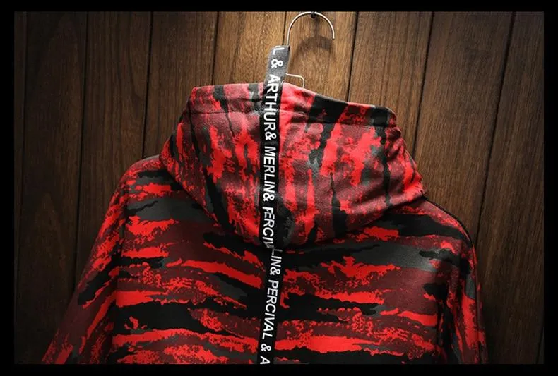 Premium Camouflage Print Hoodie - 2 Colors