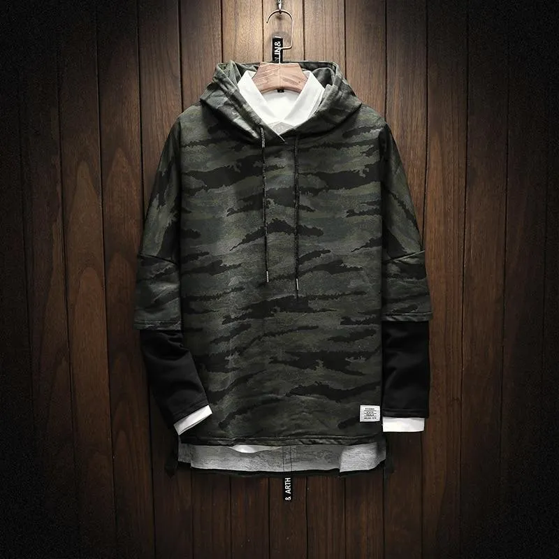Premium Camouflage Print Hoodie - 2 Colors