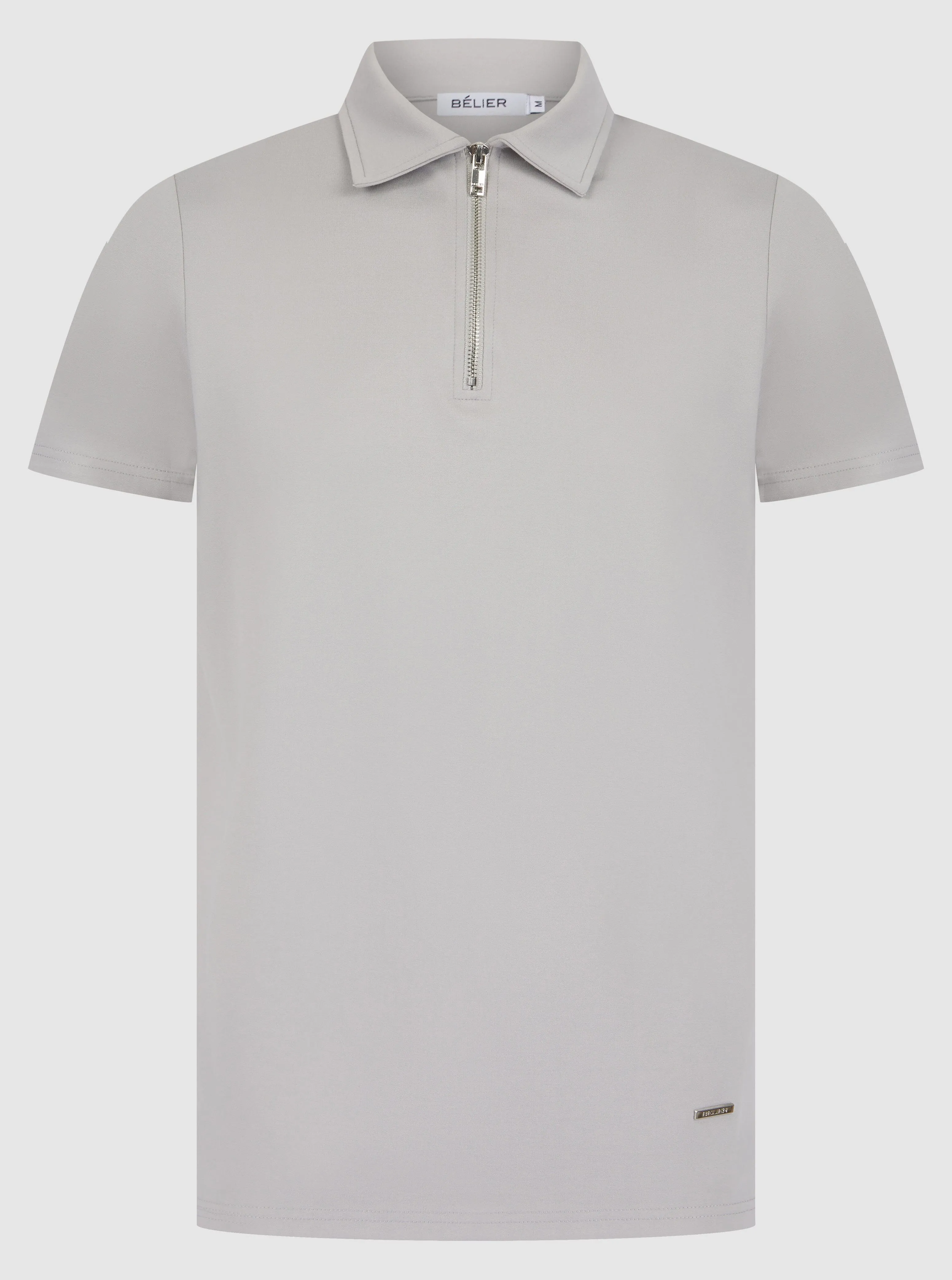 Premium Zip POLO PEBBLE