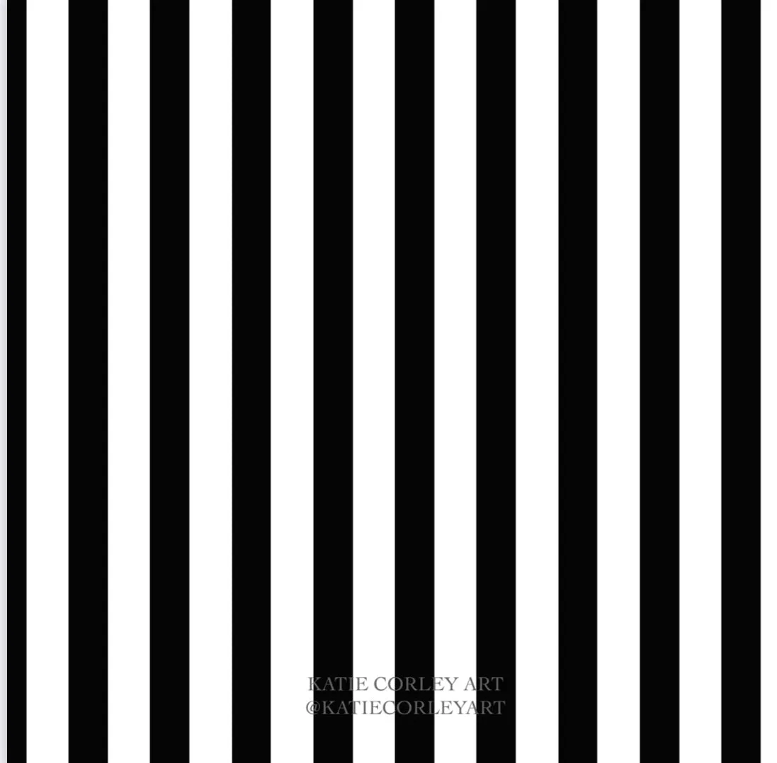 Preppy Stripe Calling Card III