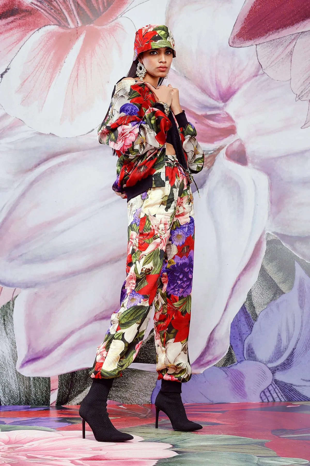 Printed Bomber Jacket