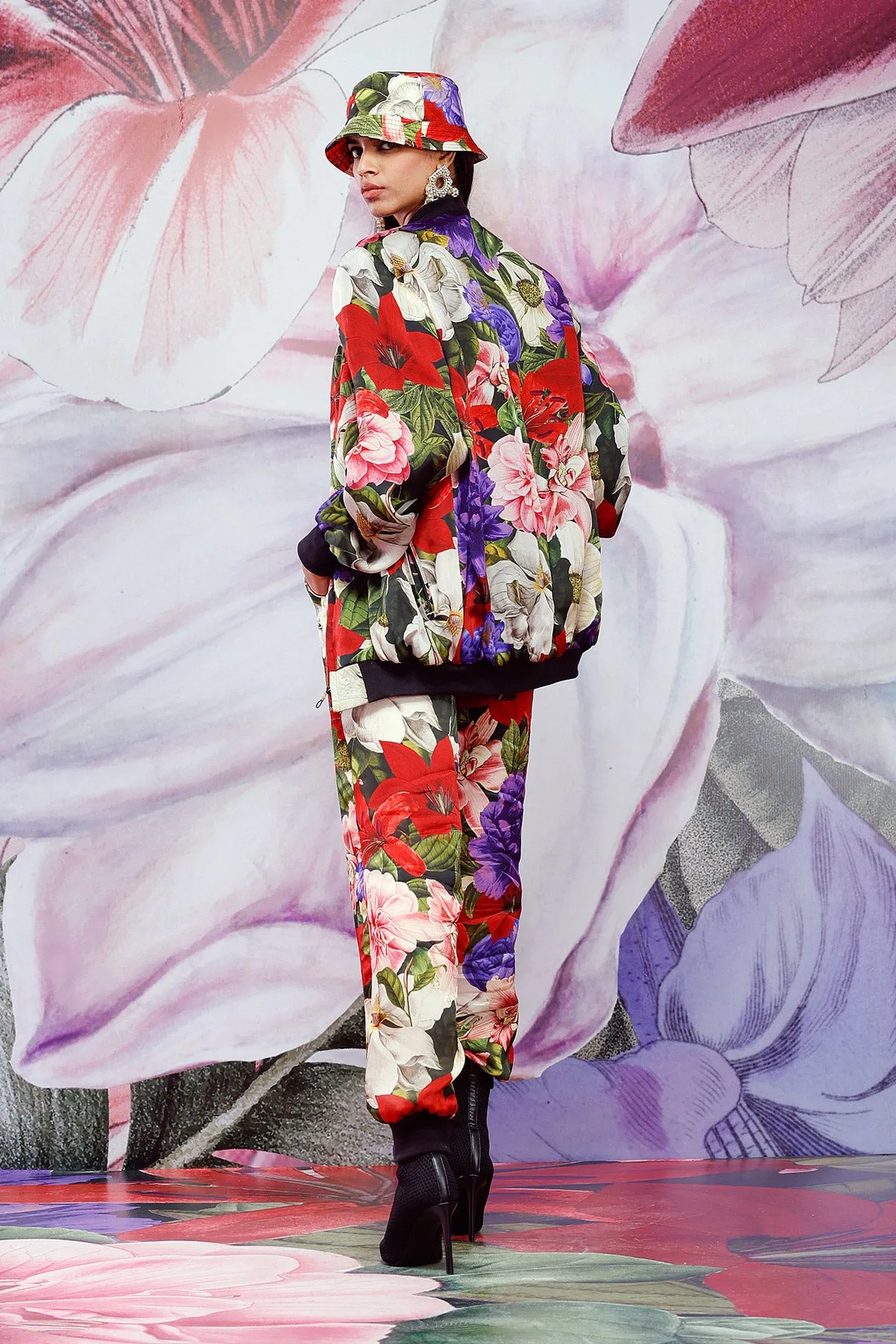 Printed Bomber Jacket