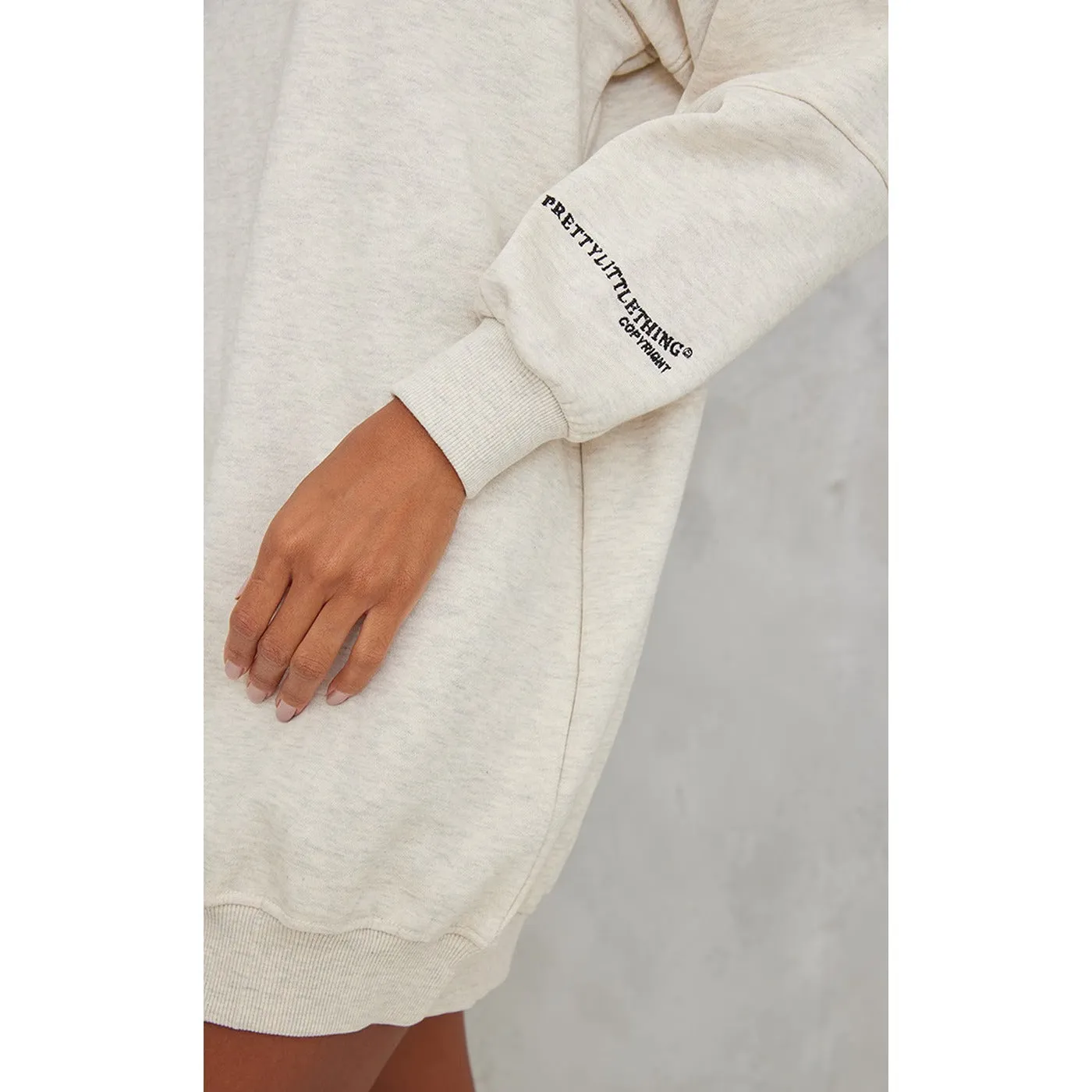 PTL Long Oversized Grey Sweatshirt