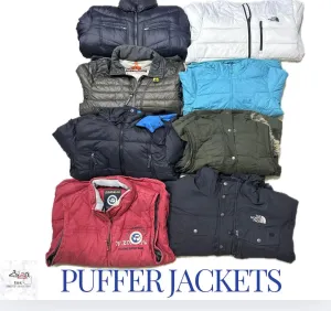Puffer Jackets (Mix brand including Barbour, The North Face, Patagonia, Napapijri, & others)