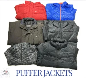 Puffer Jackets (Mix brand including NIKE, Adidas, And others)