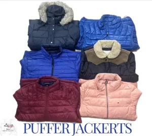 Puffer Jackets (Mix brand including Tommy hilfiger, helfiger denim, Ralph Lauren, Lacoste, & others