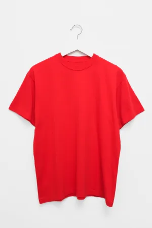 RED COTTON CLASSY TEE