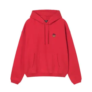RELAXED OVERSIZED HOODIE / STUSSY / RED