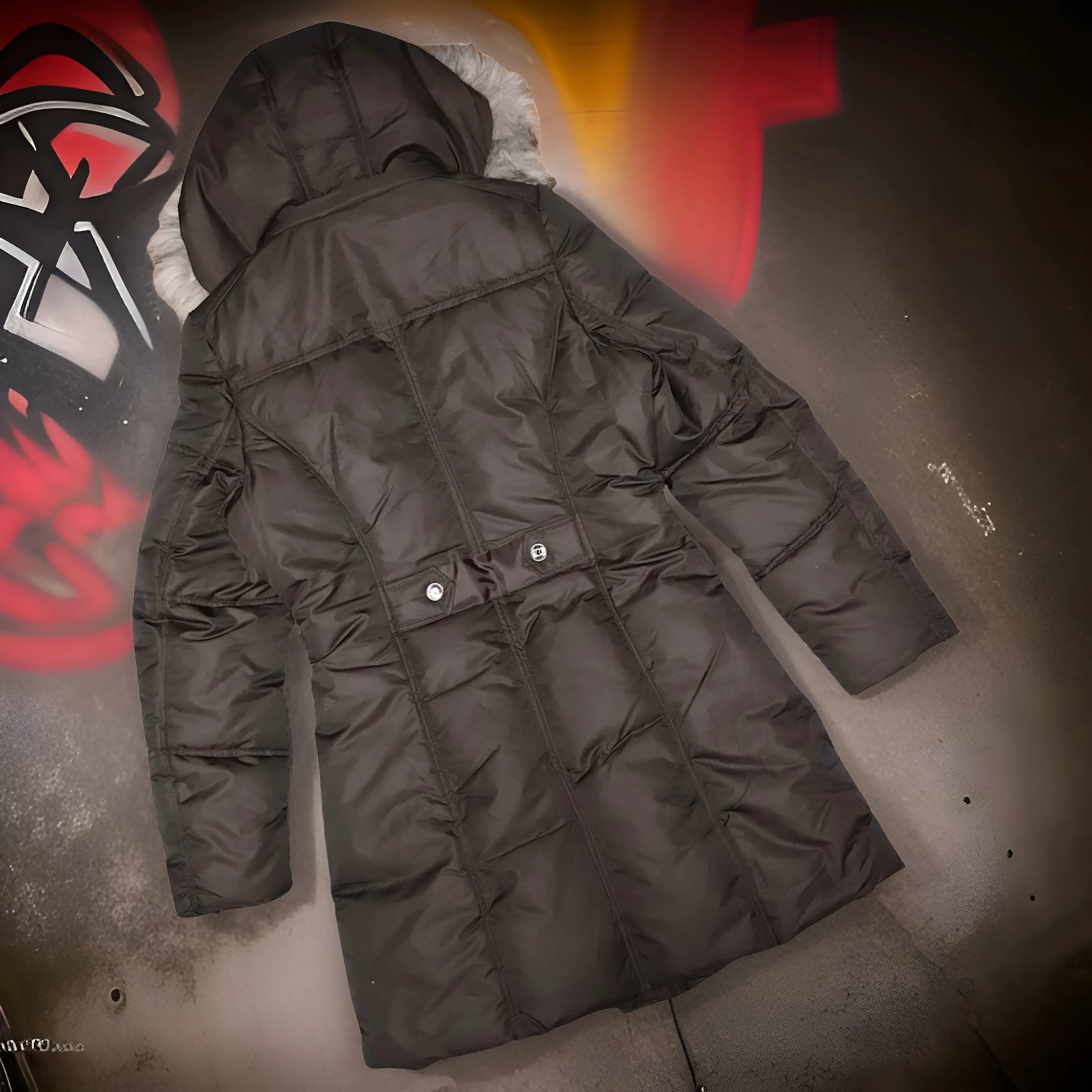 *ROCAWEAR* (BLACK) MID WEIGHT TRENCH COATS FOR WOMEN
