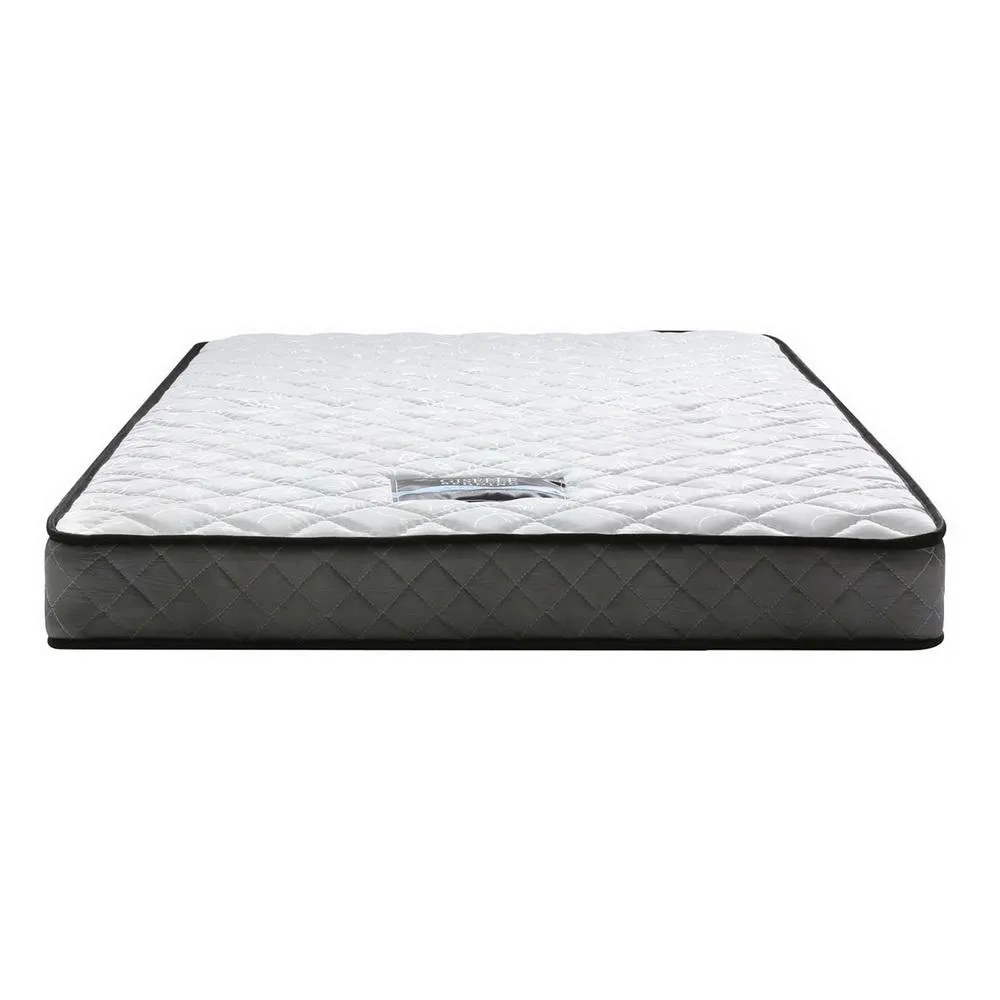 Single Package | Ted Metal Bed & Alzbeta Bonnell Spring Mattress (Medium Firm)