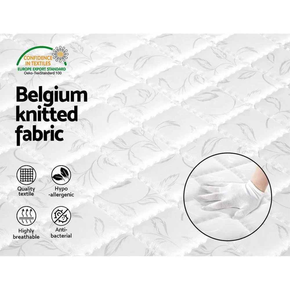 Single Package | Ted Metal Bed & Alzbeta Bonnell Spring Mattress (Medium Firm)