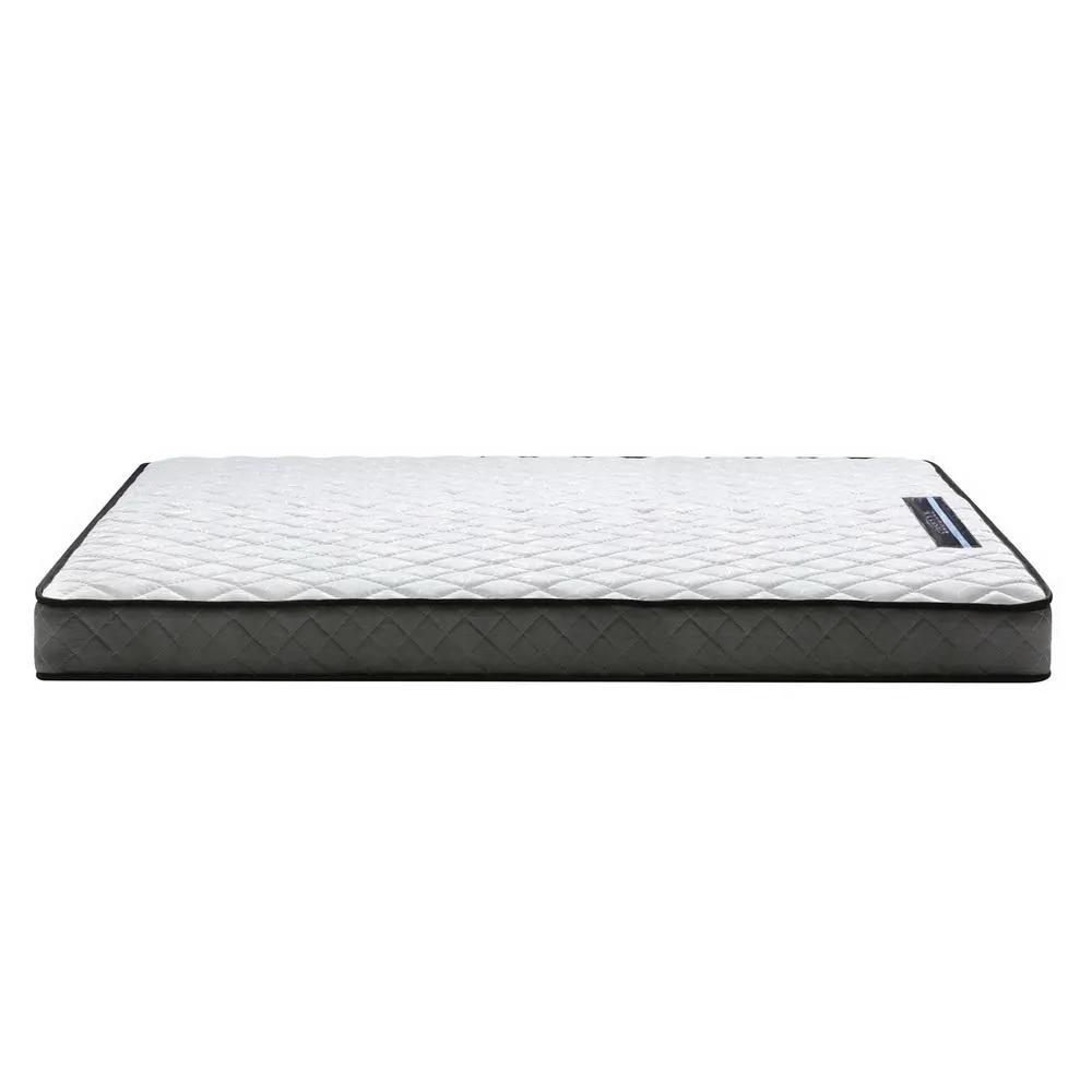 Single Package | Ted Metal Bed & Alzbeta Bonnell Spring Mattress (Medium Firm)