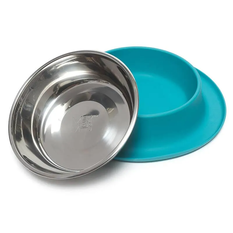 Single Silicone Dog Feeder with Stainless Bowl, Extra Large, 6 Cup Bowl