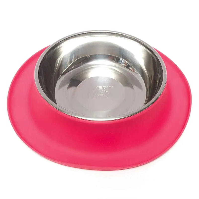 Single Silicone Dog Feeder with Stainless Bowl, Extra Large, 6 Cup Bowl