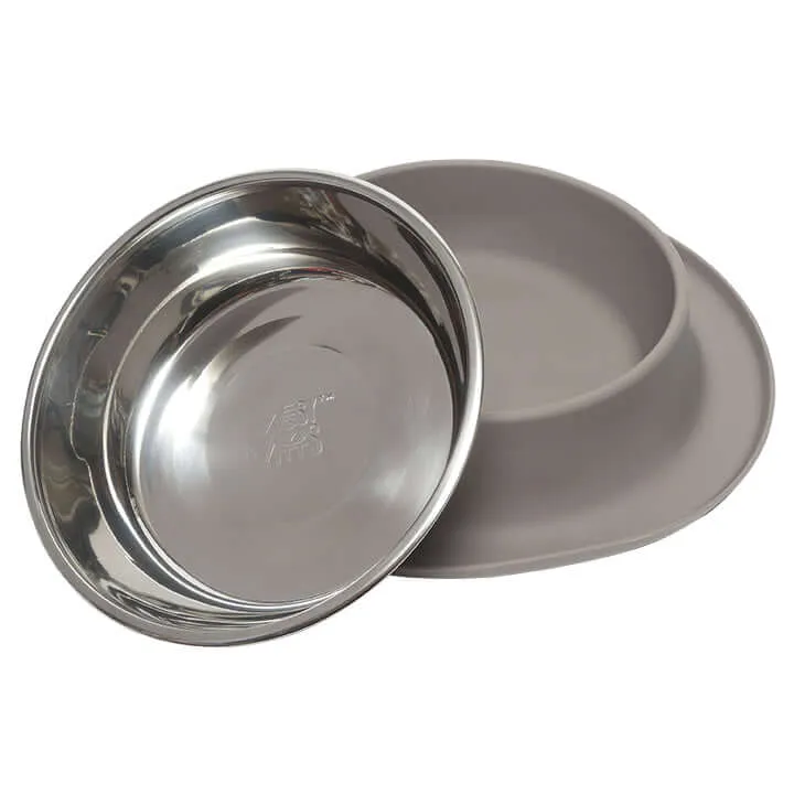 Single Silicone Dog Feeder with Stainless Bowl, Extra Large, 6 Cup Bowl