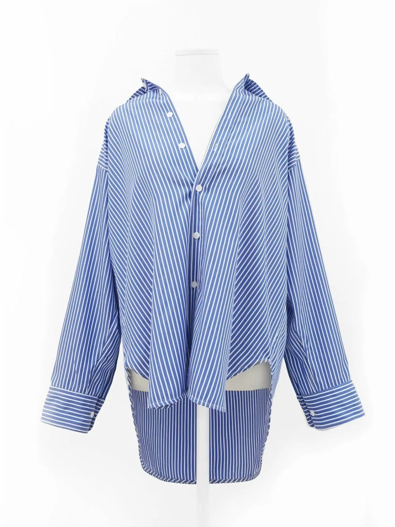 STRIPED POPLIN COTTON SHIRT