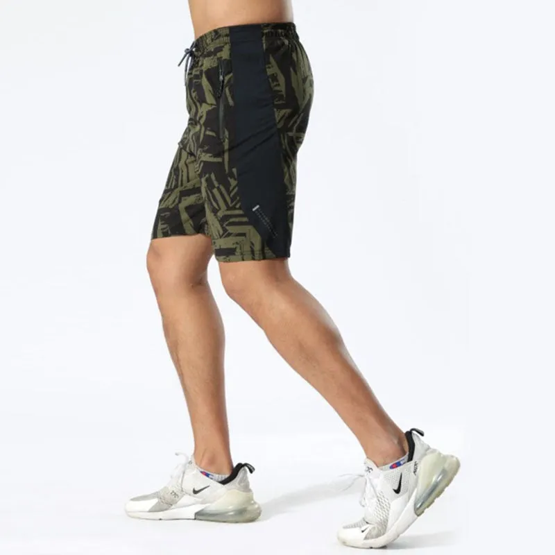 Summer quick-drying shorts men's sweatpants gyms fitness Men shorts slim fit clothes basketball football training shorts