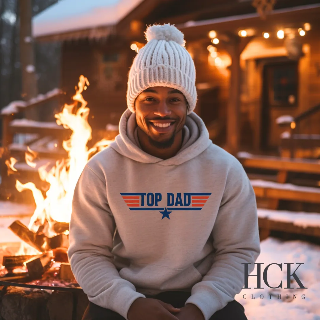 Top Dad Hoodie- 2 COLORS
