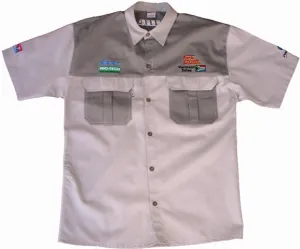 TORK CRAFT VERMONT MENS BUSH SHIRT KHAKI 100% COTTON LARGE TC00112