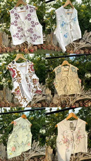 Vintage Upcycled  Vest