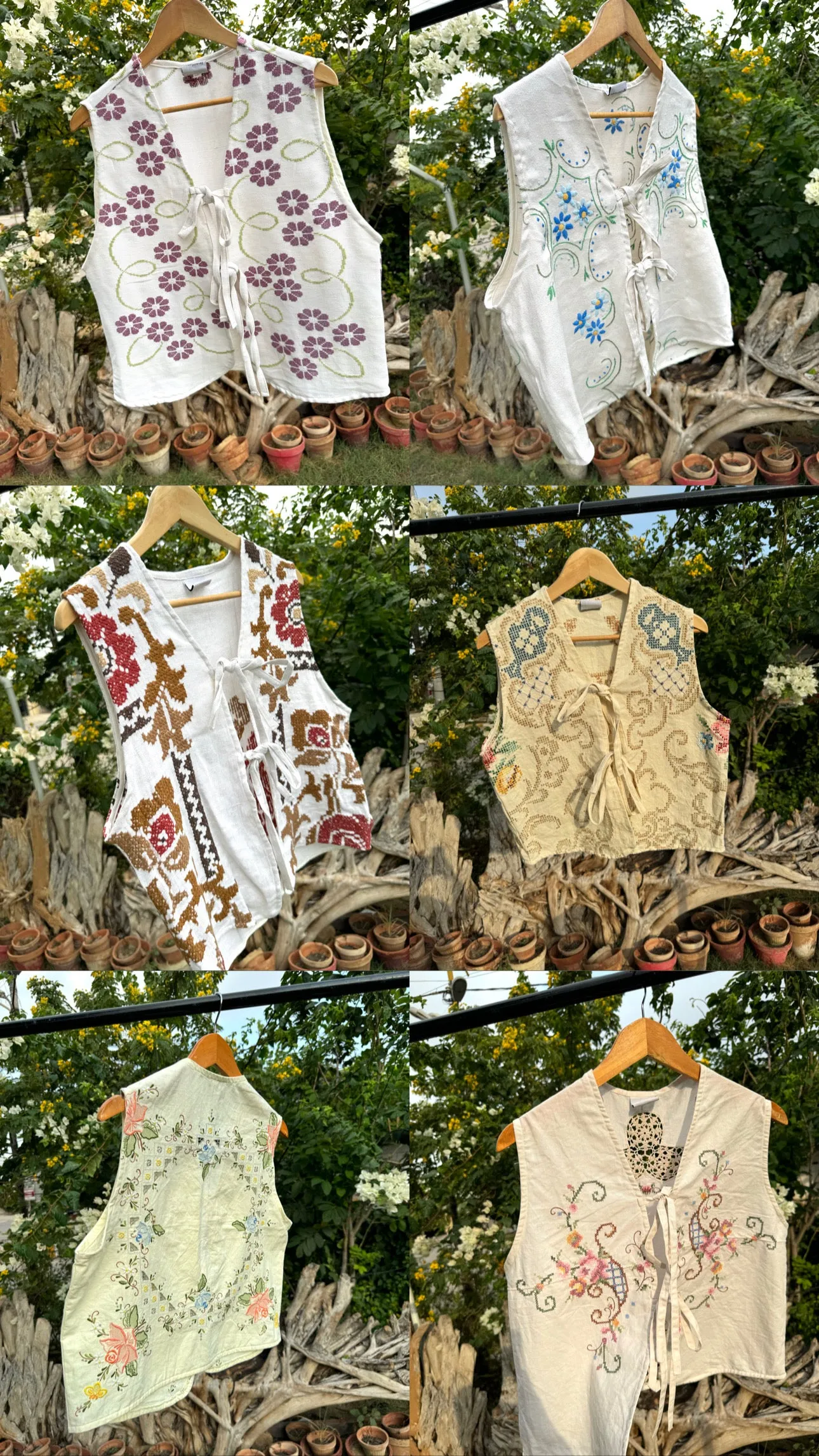 Vintage Upcycled  Vest